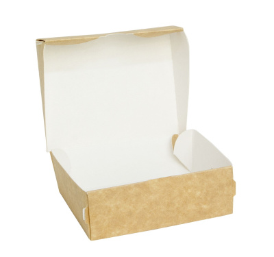 Контейнер бумажный Meal Box, крафт, 300 мл