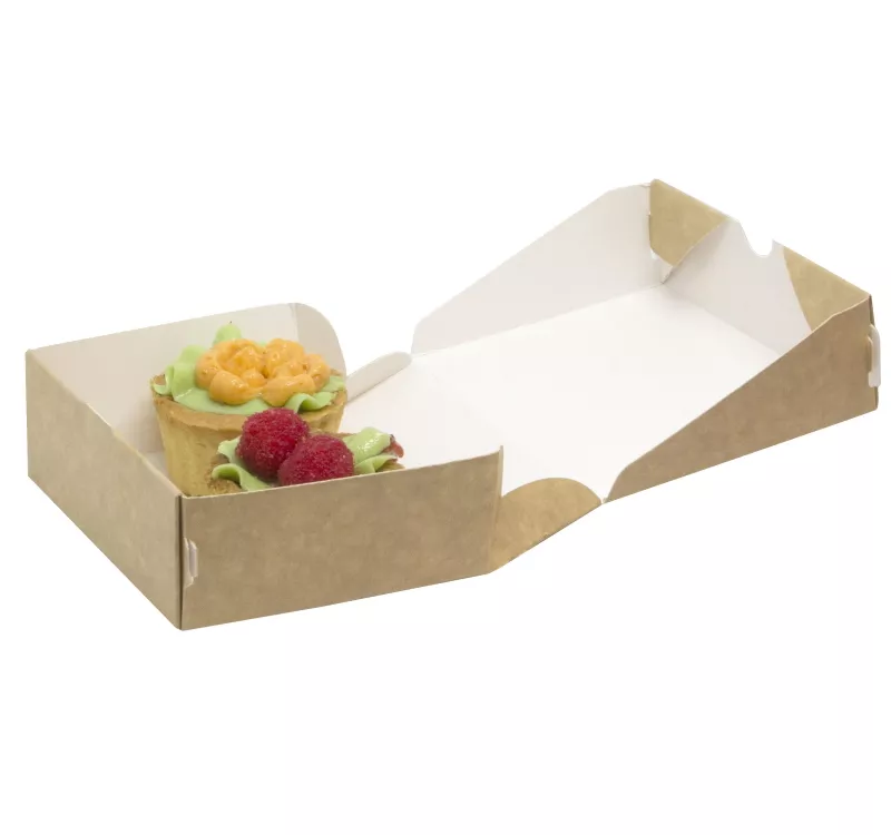 Контейнер бумажный Meal Box, крафт, 300 мл - 3