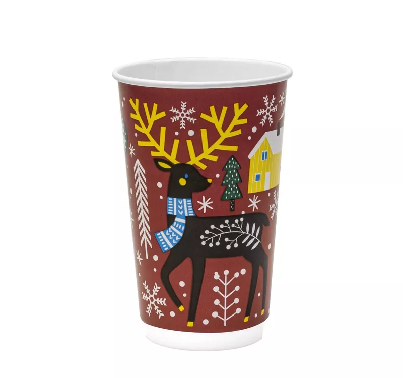 Double Wall Hot Paper Cup 