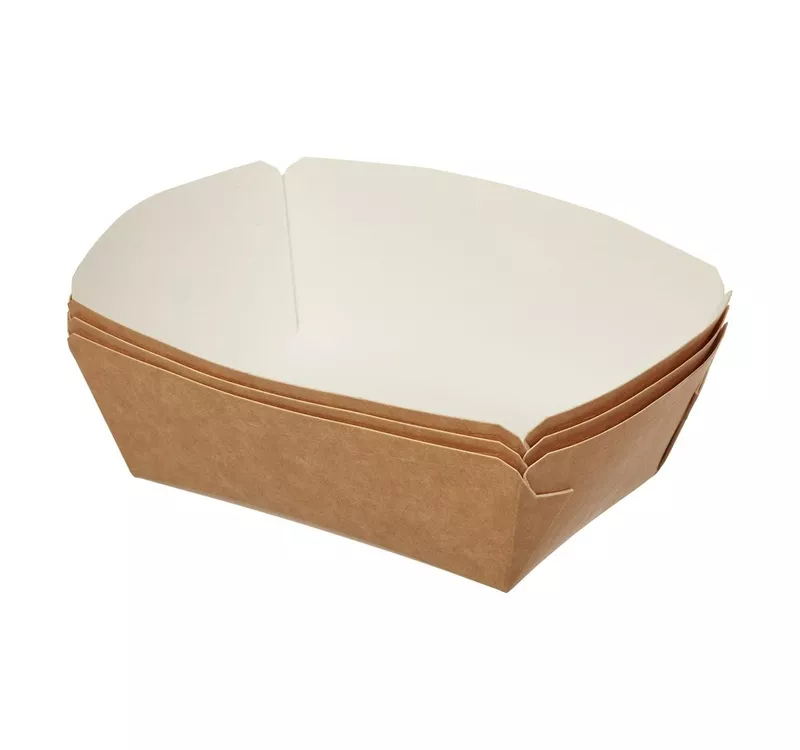 Kraft Paper Food Box With Dome Lid 