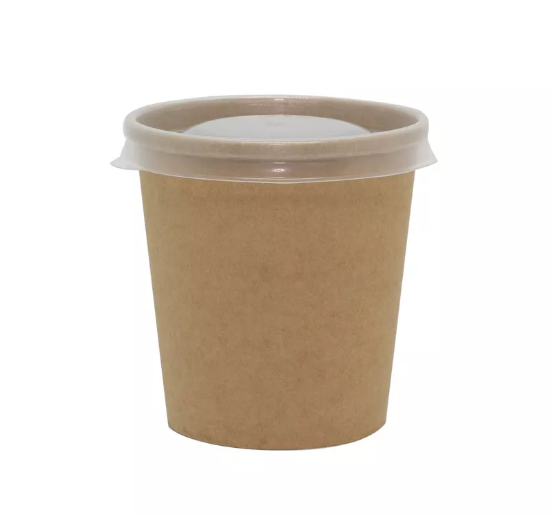 Kraft Paper Soup Container | Soup Cup, 440 ml - 2