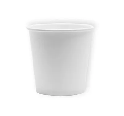 Single Wall Hot Paper Cup, White, 100 ml