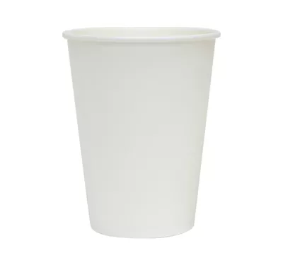 Single Wall Hot Paper Cup, White, 300 ml