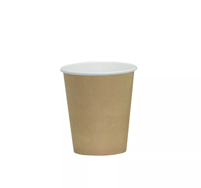 Single Wall Hot Paper Cup, Kraft, 250 ml