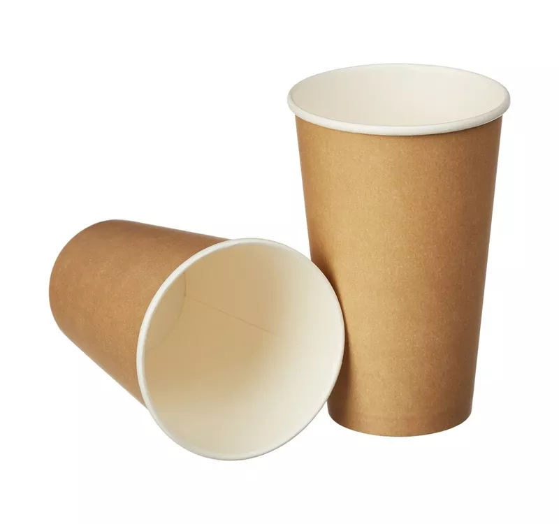 Single Wall Hot Paper Cup, Kraft, 400 ml - 2