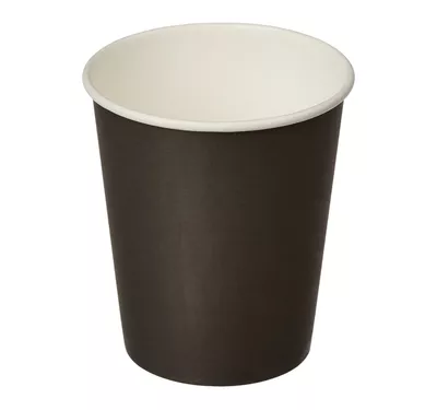 Single Wall Hot Paper Cup, Black, 300 ml