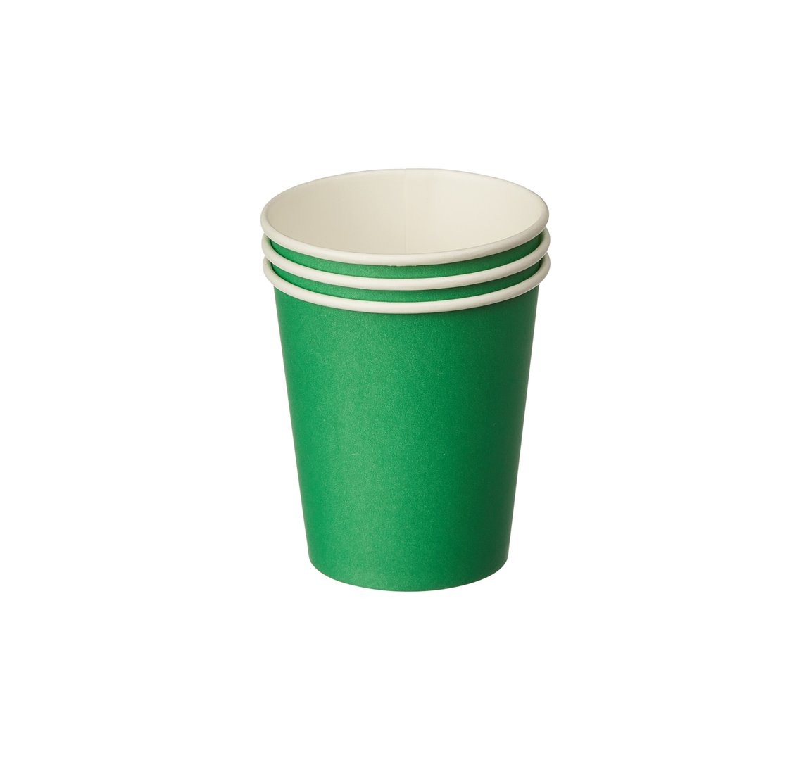 Buy Single Wall Green Paper Cup, 250 ml for Wholesale Prices in SaaMi