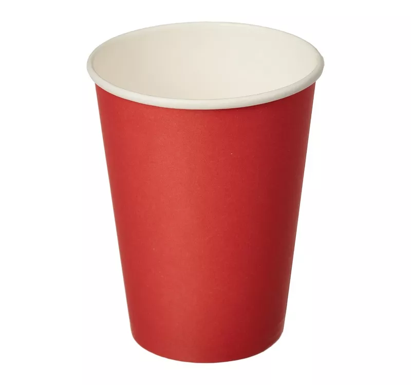 Single Wall Hot Paper Cup, Red, 400 ml