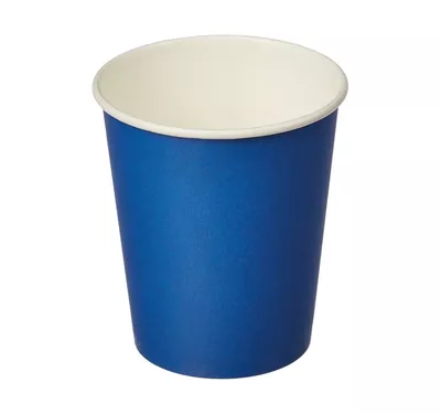 Single Wall Hot Paper Cup, Blue, 250 ml