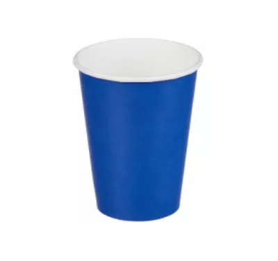 Single Wall Hot Paper Cup, Blue, 300 ml