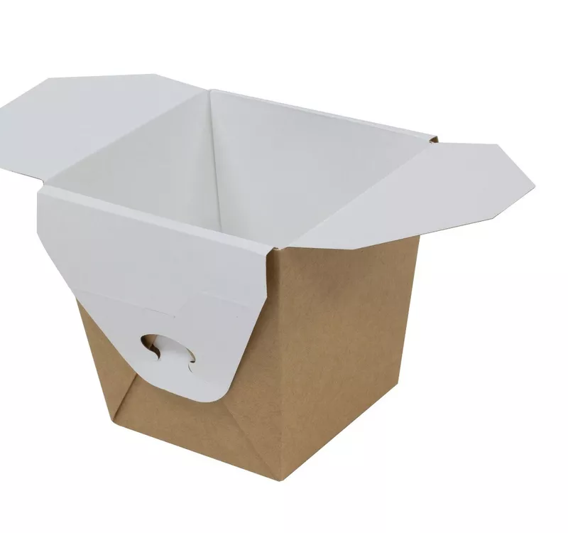 Kraft Paper Noodle Box | Chinese Box, Square, 700 ml - 5