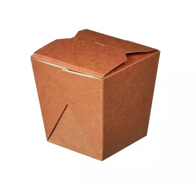 Kraft Paper Noodle Box | Chinese Box, Square, 700 ml