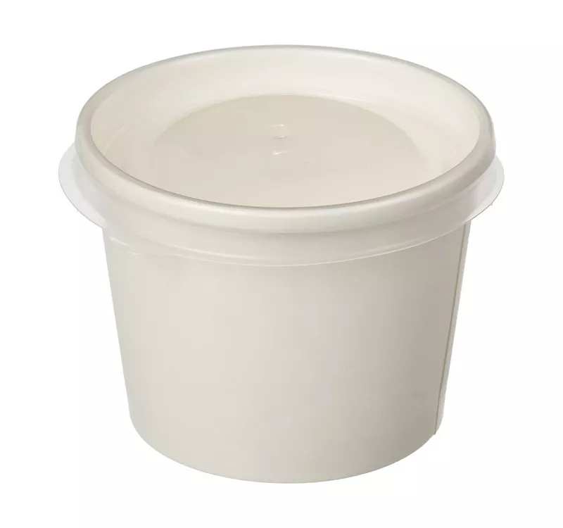 White Paper Soup Container | Soup Cup, 300 ml - 3