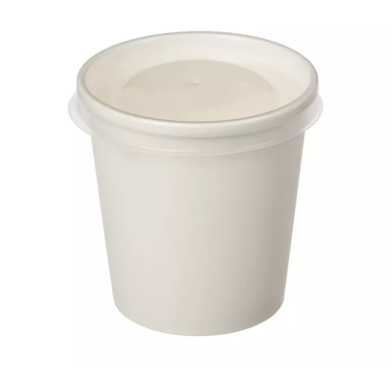 White Paper Soup Container | Soup Cup, 440 ml - 3