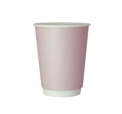 Double Wall Hot Paper Cup, Pink, 300 ml