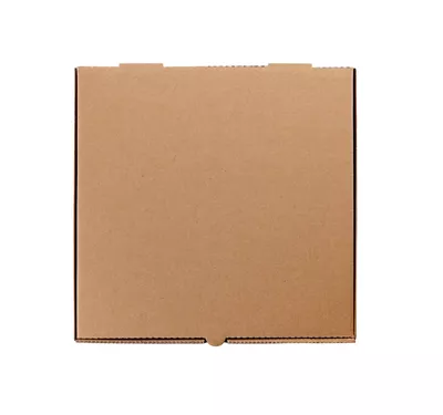 Коробка для пиццы 330х330х40мм микрогофрокартон (МГК) бурый