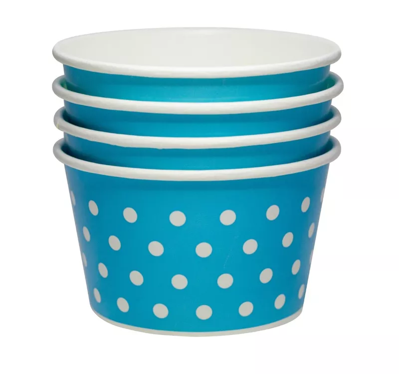 Round Paper Container | Ice Cream Cup, 245 ml - 2