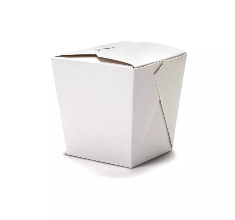 White Paper Noodle Box | Chinese Box, Square, 700 ml