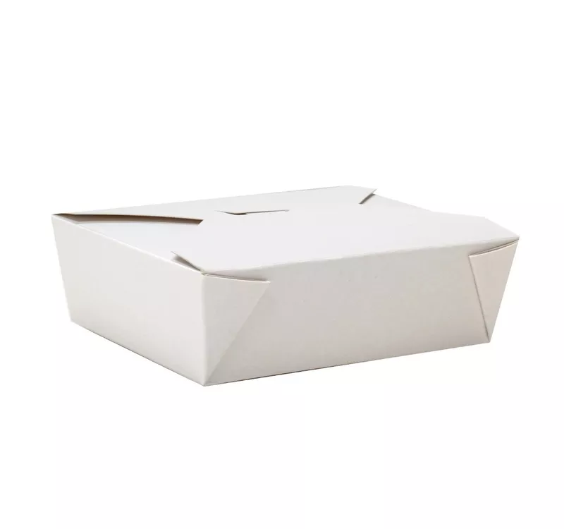 Контейнер бумажный Fold Box, белый, 950 мл	 