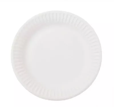 Тарелка бумажная Snack Plate белая  мелованная, 165 мм