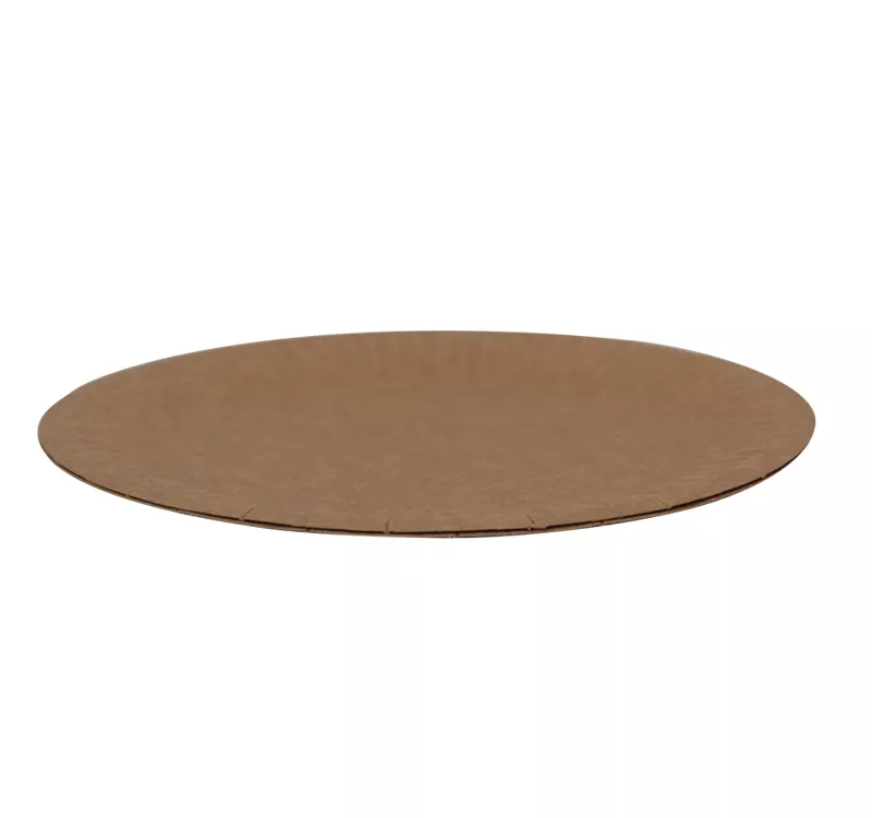 Тарелка бумажная Snack Plate, крафт/крафт, 180 мм - 2