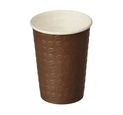 Embossed Single Wall Hot Paper Cup 