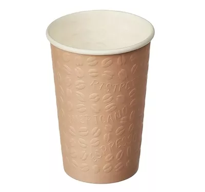 Embossed Single Wall Hot Paper Cup 