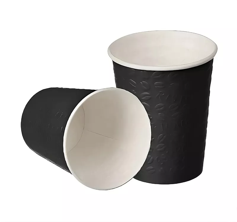 Embossed Single Wall Hot Paper Cup 