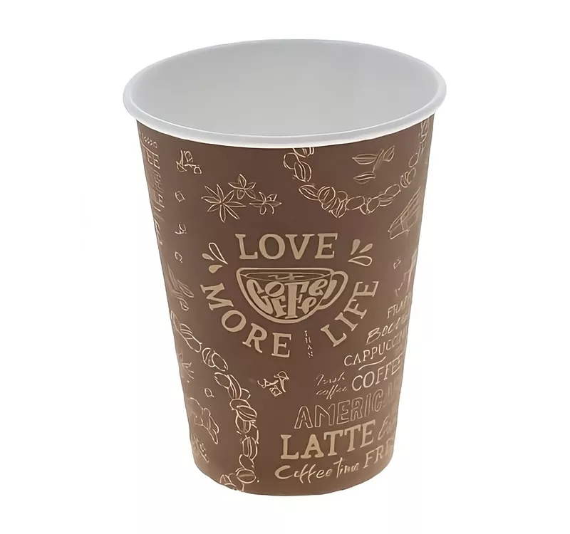 Embossed Single Wall Hot Paper Cup 