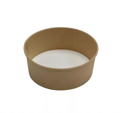 Double Kraft Paper Container | Salad Bowl, 750 ml