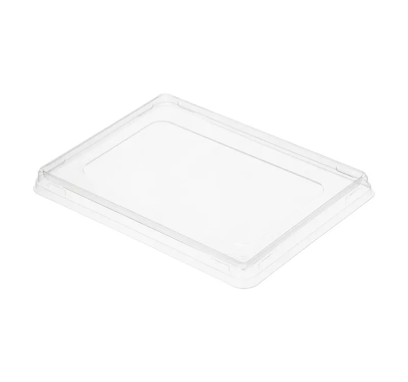 Контейнер бумажный Crystal Box с плоской крышкой, белый, 500 мл  - 6