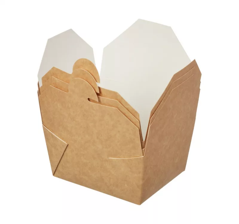 Контейнер бумажный Fold Box, крафт, 600 мл	  - 3